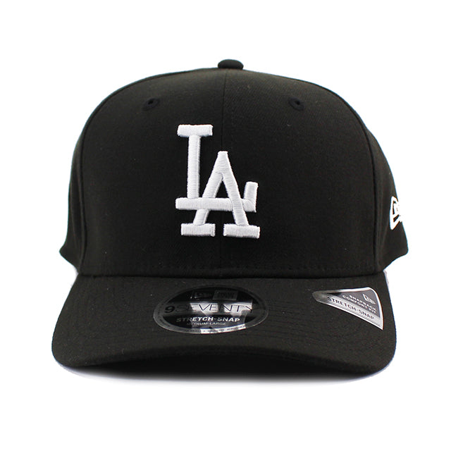 ニューエラ キャップ 9SEVENTY ストレッチ スナップバック ロサンゼルス ドジャース MLB STRETCH SNAPBACK CAP BLACK