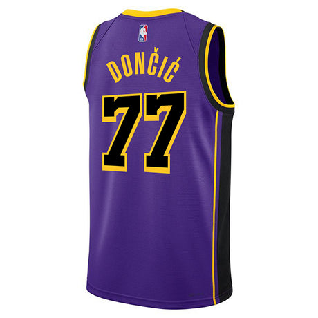 ルカ ドンチッチモデル 海外取寄 ジョーダンブランド レプリカユニフォーム ロサンゼルス レイカーズ SWINGMAN JERSEY STATEMENT EDITION PURPLE