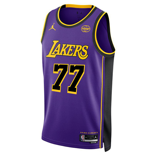 ルカ ドンチッチモデル 海外取寄 ジョーダンブランド レプリカユニフォーム ロサンゼルス レイカーズ SWINGMAN JERSEY STATEMENT EDITION PURPLE