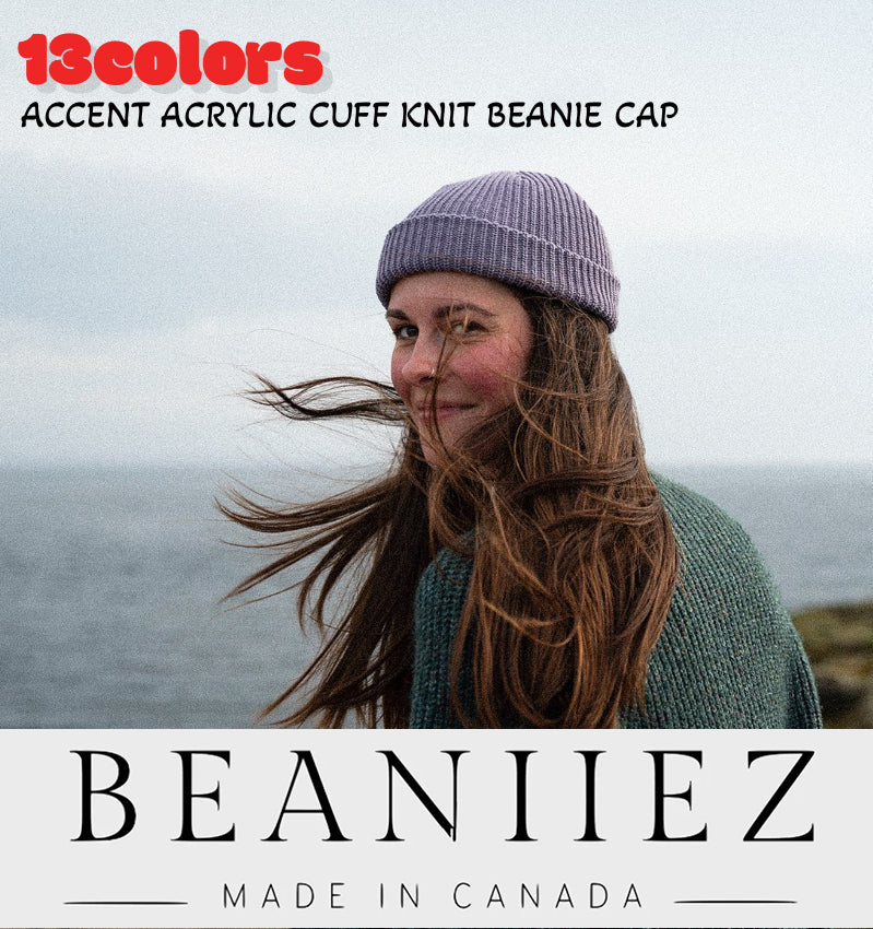 全13色 ビーニーズ ニットビーニーキャップ ACCENT ACRYLIC CUFF KNIT BEANIE CAP BEANIIEZ