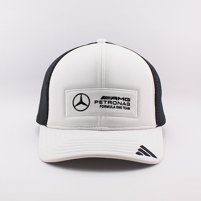 アディダス キャップ メッシュ スナップバック メルセデスAMG・ペトロナス MESH SNAPBACK CAP WHITE BLACK