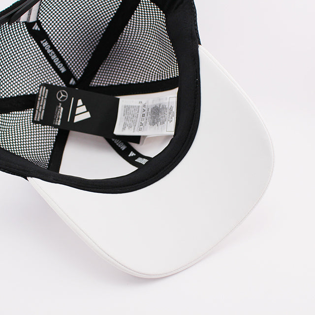 アディダス キャップ メッシュ スナップバック メルセデスAMG・ペトロナス MESH SNAPBACK CAP WHITE BLACK