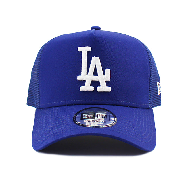 ニューエラ メッシュキャップ 9FORTY ロサンゼルス ドジャース MLB A-FRAME TRUCKER MESH CAP ROYAL BLUE