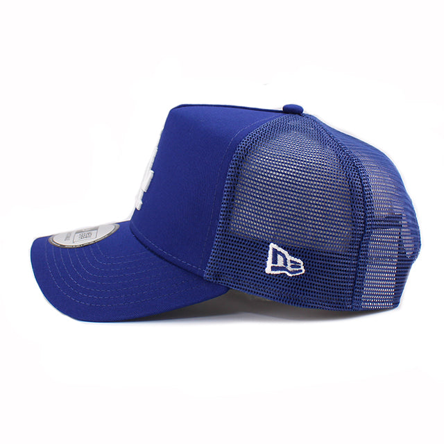 ニューエラ メッシュキャップ 9FORTY ロサンゼルス ドジャース MLB A-FRAME TRUCKER MESH CAP ROYAL BLUE