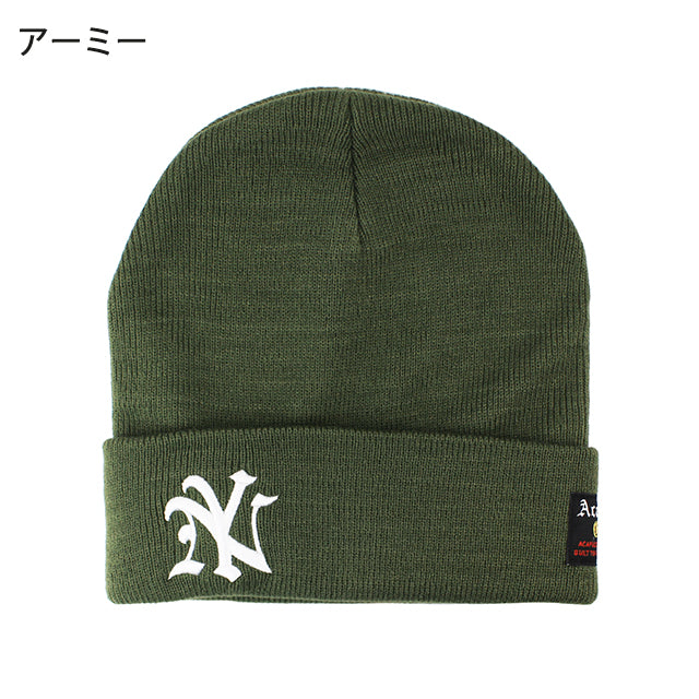 アカプルコ ゴールド ニットビーニー【NY LOGO BEANIE CAP】 ACAPULCO GOLD