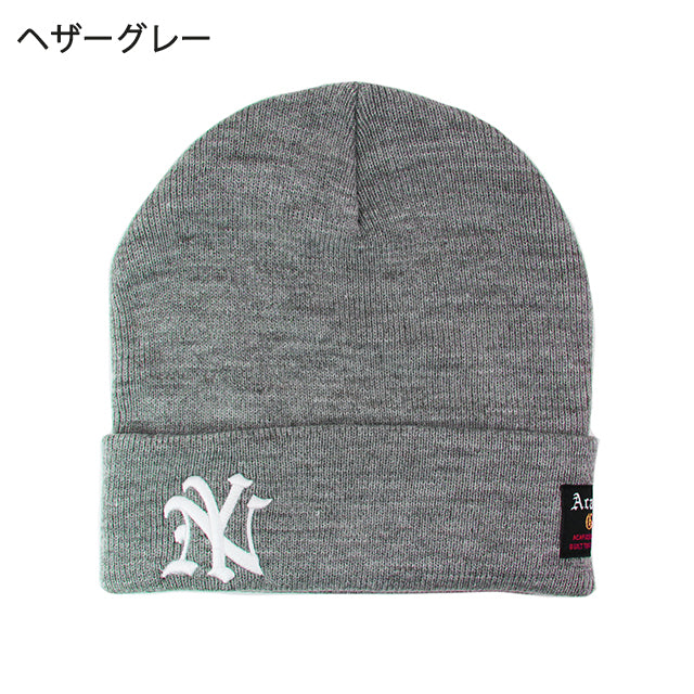 アカプルコ ゴールド ニットビーニー【NY LOGO BEANIE CAP】 ACAPULCO GOLD