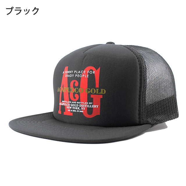 アカプルコ ゴールド メッシュキャップ 【DISTILLERY TRUCKER HAT】 ACAPULCO GOLD