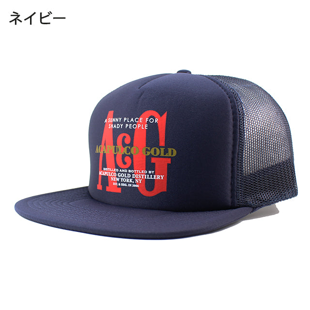 アカプルコ ゴールド メッシュキャップ 【DISTILLERY TRUCKER HAT】 ACAPULCO GOLD