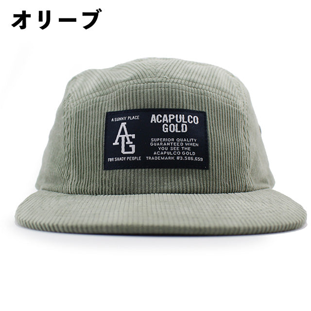 4色展開 アカプルコ ゴールド CORDUROY STRAPBACK CAP ACAPULCO GOLD