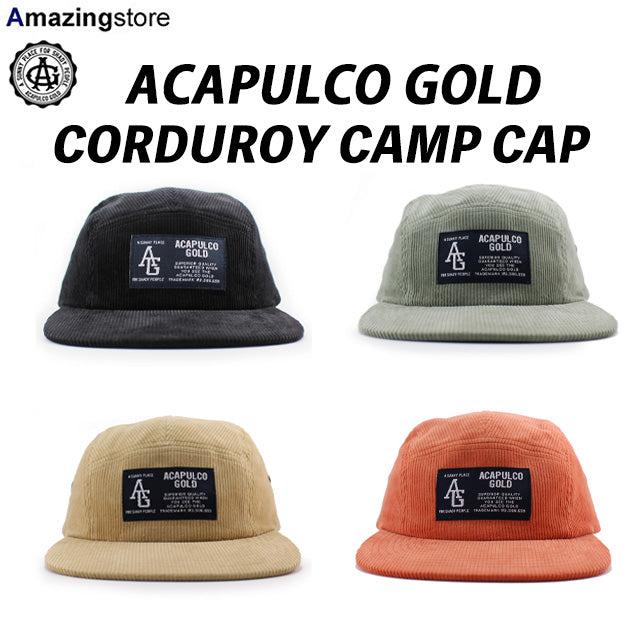 4色展開 アカプルコ ゴールド CORDUROY STRAPBACK CAP ACAPULCO GOLD