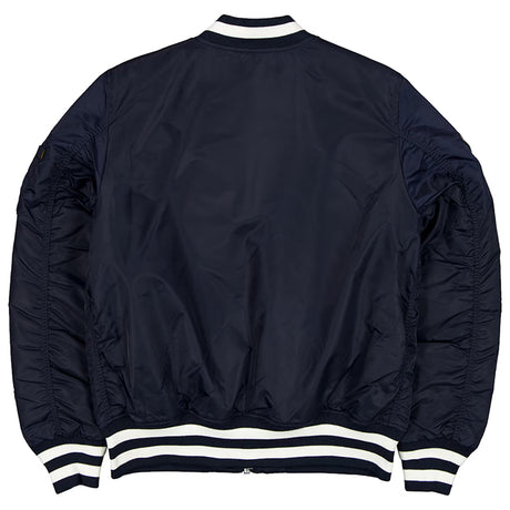 海外取寄 ニューエラ ジャケット アトランタ ブレーブス ALPHA INDUSTRIES MA-1 FULL-ZIP BOMBER JACKET NAVY