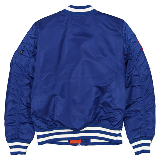 海外取寄 ニューエラ ジャケット ニューヨーク メッツ ALPHA INDUSTRIES MA-1 FULL-ZIP BOMBER JACKET ROYAL BLUE