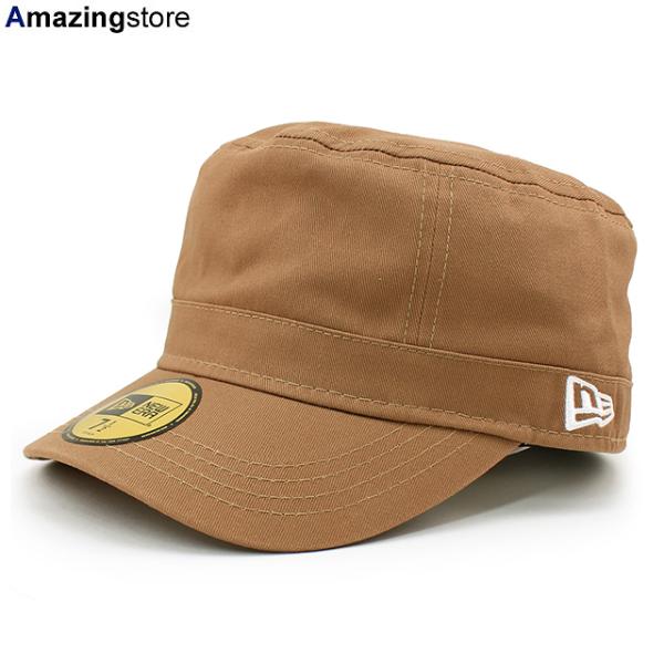 ニューエラ ワークキャップ WM-01 TWILL COTTON BLANK CAP KHAKI WHITE FLAG 13561917