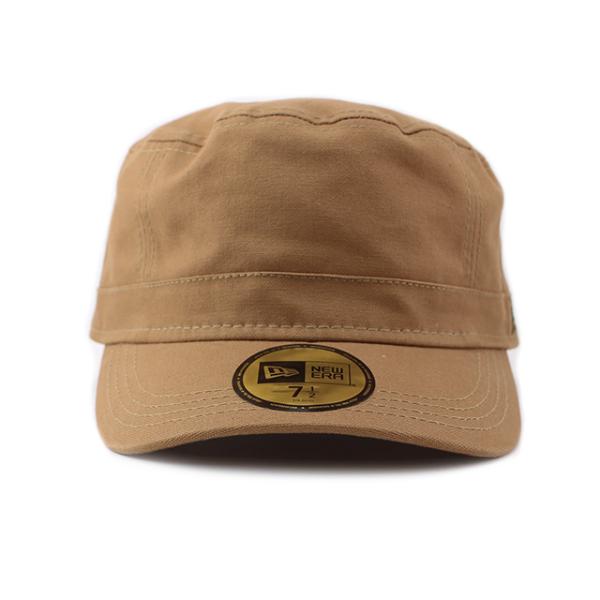 ニューエラ ワークキャップ WM-01 DUCK COTTON BLANK CAP TAN MOSS BROWN FLAG