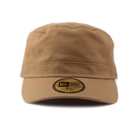ニューエラ ワークキャップ WM-01 DUCK COTTON BLANK CAP TAN MOSS BROWN FLAG