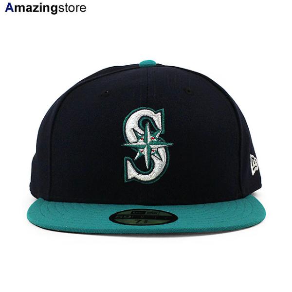 ニューエラ キャップ 59FIFTY シアトル マリナーズ MLB ON FIELD AUTHENTIC ALT FITTED CAP NAVY