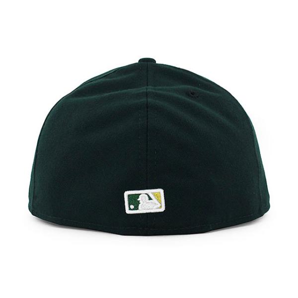 ニューエラ キャップ 59FIFTY オークランド アスレチックス MLB ON-FIELD AUTHENTIC ROAD FITTED CAP GREEN