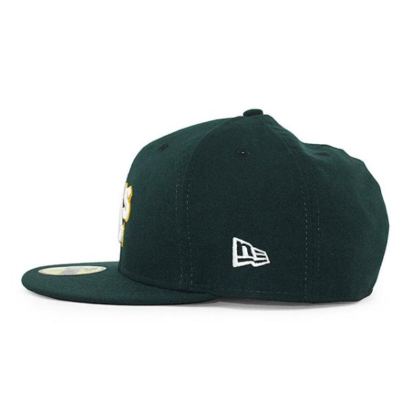 ニューエラ キャップ 59FIFTY オークランド アスレチックス MLB ON-FIELD AUTHENTIC ROAD FITTED CAP GREEN