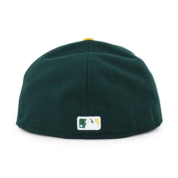ニューエラ キャップ 59FIFTY オークランド アスレチックス MLB ON FIELD AUTHENTIC HOME FITTED CAP GREEN