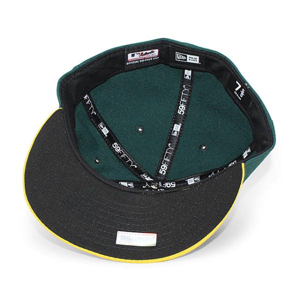 ニューエラ キャップ 59FIFTY オークランド アスレチックス MLB ON FIELD AUTHENTIC HOME FITTED CAP GREEN