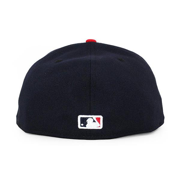 ニューエラ キャップ 59FIFTY アトランタ ブレーブス MLB ON-FIELD AUTHENTIC HOME FITTED CAP NAVY