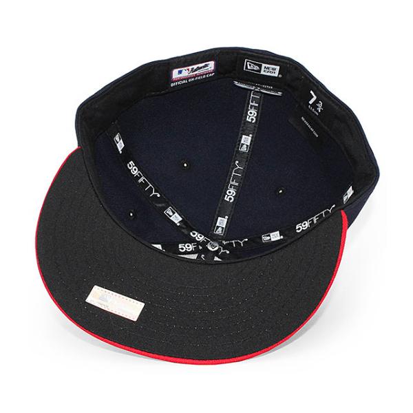 ニューエラ キャップ 59FIFTY アトランタ ブレーブス MLB ON-FIELD AUTHENTIC HOME FITTED CAP NAVY