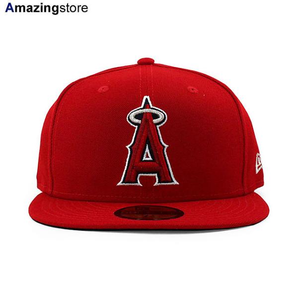 ニューエラ キャップ 59FIFTY ロサンゼルス エンゼルス MLB ON-FIELD AUTHENTIC GAME FITTED CAP RED