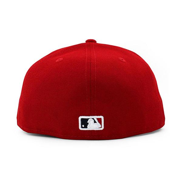 ニューエラ キャップ 59FIFTY ロサンゼルス エンゼルス MLB ON-FIELD AUTHENTIC GAME FITTED CAP RED