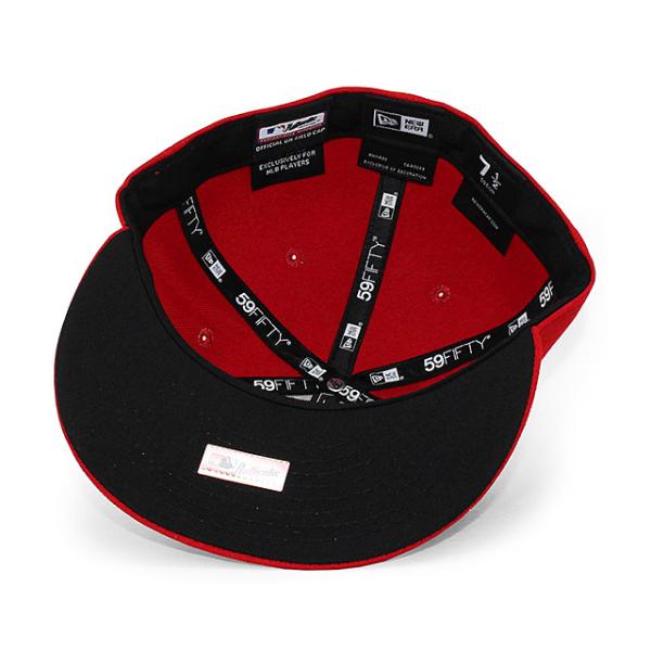 ニューエラ キャップ 59FIFTY ロサンゼルス エンゼルス MLB ON-FIELD AUTHENTIC GAME FITTED CAP RED