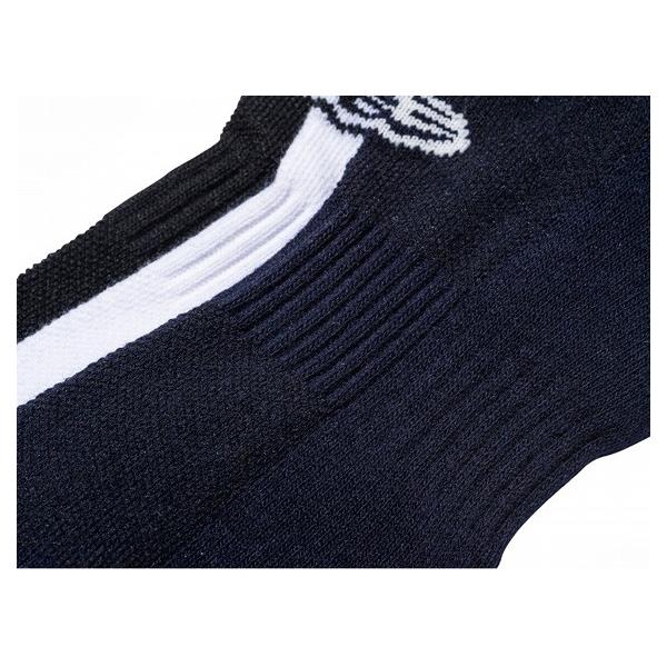 ニューエラ 靴下 SOCKS SHORT 3PAIRS BLACK-NAVY-WHITE  NEW ERA ソックス ブラック ネイビー ホワイト 3ペア