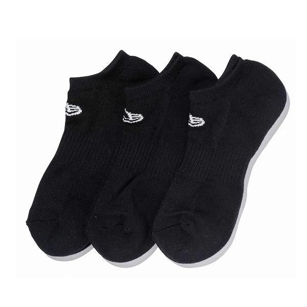 ニューエラ 靴下 SOCKS SHORT 3PAIRS BLACK