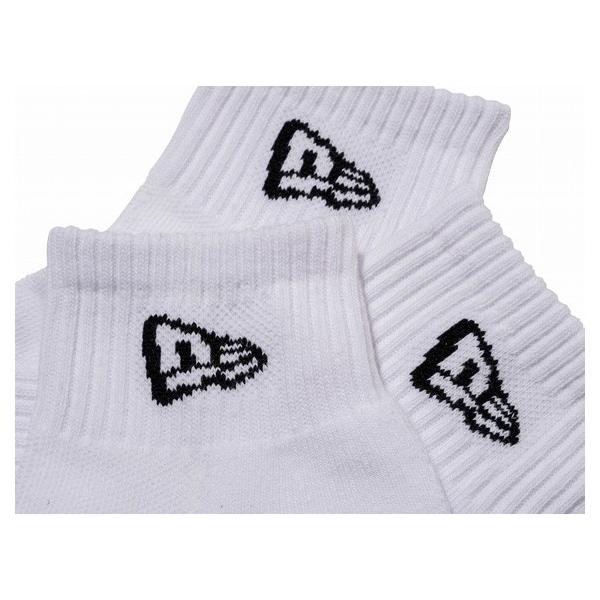 ニューエラ SOCKS ANKLE 3PAIRS WHITE