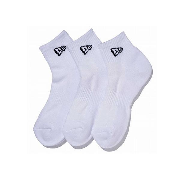 ニューエラ SOCKS ANKLE 3PAIRS WHITE