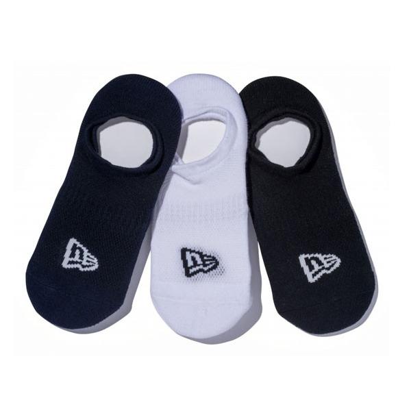 ニューエラ 靴下 SOCKS VERY SHORT 3PAIRS BLACK-NAVY-WHITE  NEW ERA ソックス ブラック ネイビー ホワイト 3ペア