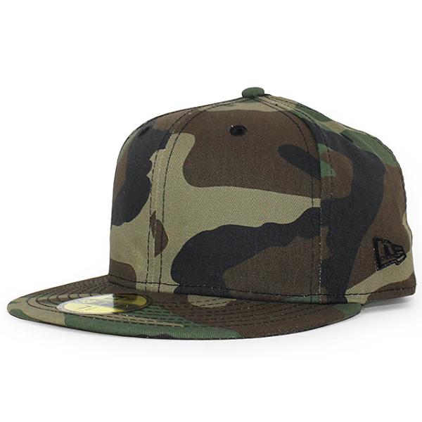 ニューエラ キャップ 59FIFTY BLANK BASIC FITTED CAP CAMO BLACK FLAG NEW ERA ベーシック ウッドランドカモ ブラックフラッグ 13694105