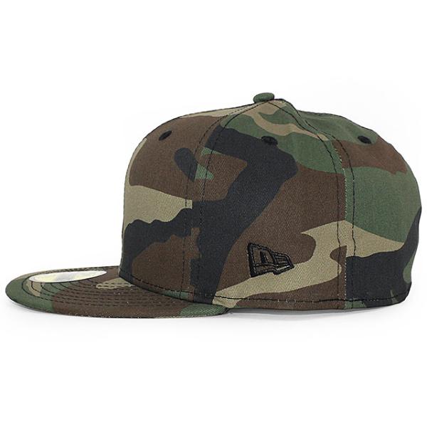 ニューエラ キャップ 59FIFTY BLANK BASIC FITTED CAP CAMO BLACK FLAG NEW ERA ベーシック ウッドランドカモ ブラックフラッグ 13694105