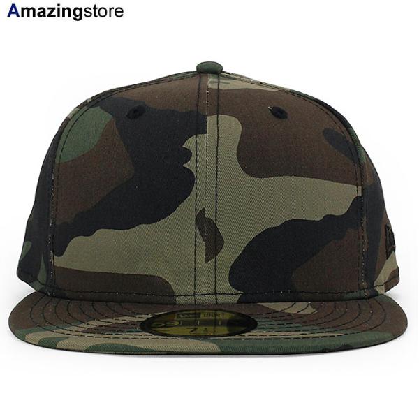 ニューエラ キャップ 59FIFTY BLANK BASIC FITTED CAP CAMO BLACK FLAG NEW ERA ベーシック ウッドランドカモ ブラックフラッグ 13694105