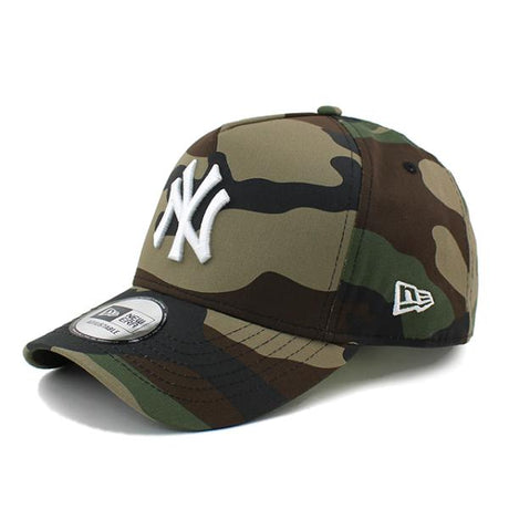 ニューエラ キャップ 9FORTY ニューヨーク ヤンキース MLB D-FRAME SNAPBACK CAP WOODLAND CAMO  NEW ERA NEW YORK YANKEES