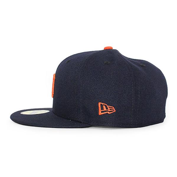 ニューエラ キャップ 59FIFTY デトロイト タイガース MLB ON FIELD AUTHENTIC ROAD FITTED CAP NAVY