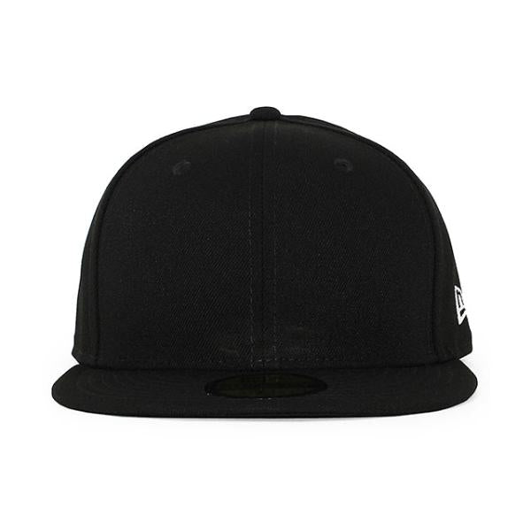 ニューエラ キャップ 59FIFTY BLANK BASIC FITTED CAP BLACK WHITE FLAG NEW ERA 13562266