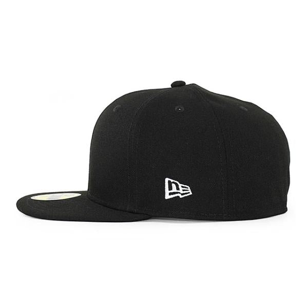 ニューエラ キャップ 59FIFTY BLANK BASIC FITTED CAP BLACK WHITE FLAG NEW ERA 13562266