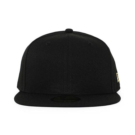 ニューエラ キャップ 59FIFTY BLANK BASIC FITTED CAP BLACK GOLD FLAG