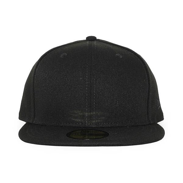 ニューエラ キャップ 59FIFTY BLANK BASIC FITTED CAP BLACK BLACK FLAG NEW ERA 13562268