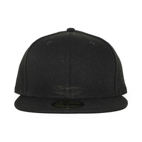 ニューエラ キャップ 59FIFTY BLANK BASIC FITTED CAP BLACK BLACK FLAG NEW ERA 13562268