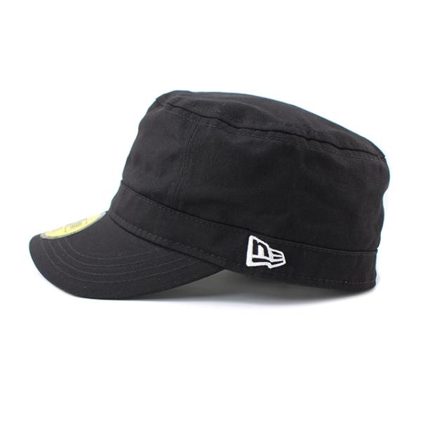 ニューエラ ワークキャップ WM-01 TWILL COTTON BLANK CAP BLACK WHITE FLAG