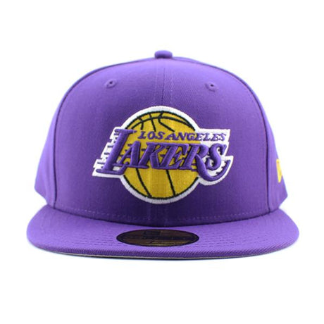 ニューエラ キャップ 59FIFTY ロサンゼルス レイカーズ  NBA TEAM-BASIC FITTED CAP PURPLE  NEW ERA LOS ANGELES LAKERS 13562248