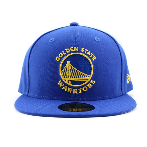 ニューエラ キャップ 59FIFTY ゴールデンステイト ウォリアーズ  NBA TEAM-BASIC FITTED CAP ROYAL BLUE  NEW ERA GOLDEN STATE WARRIORS