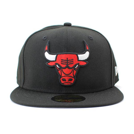 ニューエラ キャップ 59FIFTY シカゴ ブルズ NBA TEAM BASIC FITTED CAP BLACK