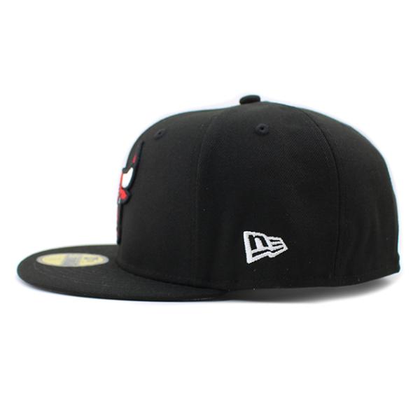 ニューエラ キャップ 59FIFTY シカゴ ブルズ NBA TEAM BASIC FITTED CAP BLACK