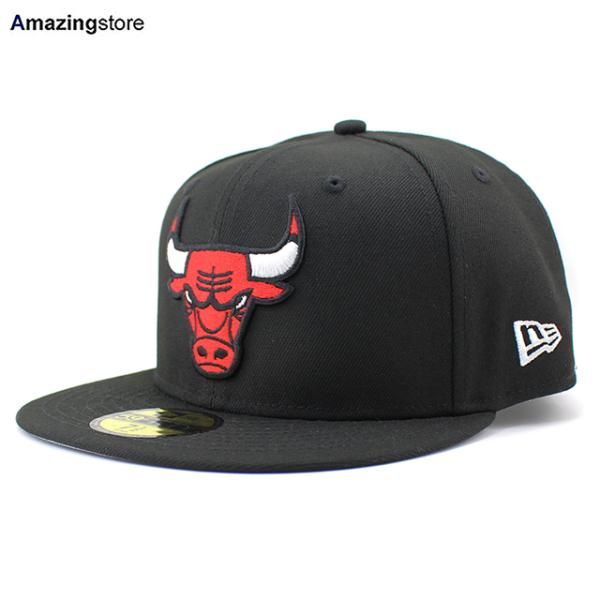 ニューエラ キャップ 59FIFTY シカゴ ブルズ NBA TEAM BASIC FITTED CAP BLACK